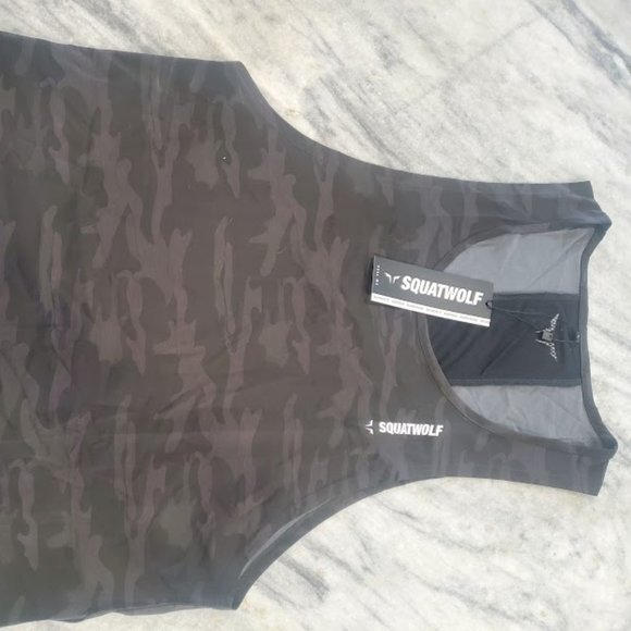 Squat Wolf Tank Top - Picture 1 of 2